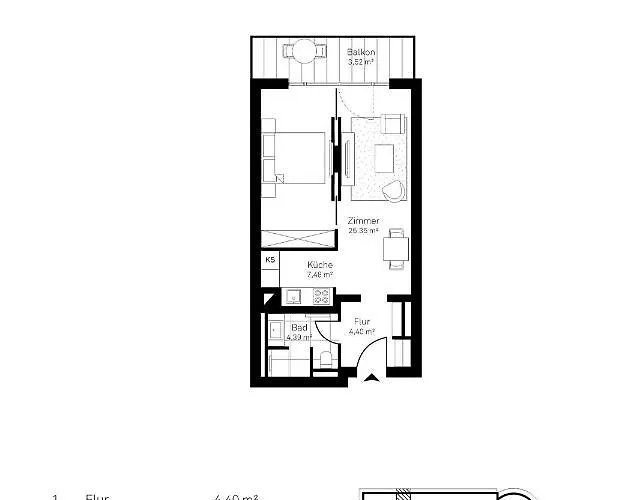 Apartamento White Pearl 2.10 *